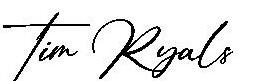 Signature of Tim Ryals